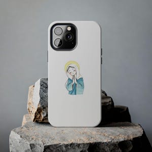 Serene Prauring Mary Handyhülle - Stylische robuste Hülle, Geschenk für Glaubensliebhaber, spiritueller Schutz, einzigartiges Design, jeden Tag unverzichtbar