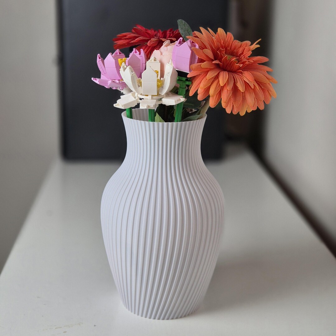 3d-printed Twisted Vase Unique Modern Decorative Vase for Home Décor ...