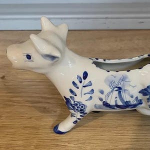 Vintage Delft  Cow Creamer