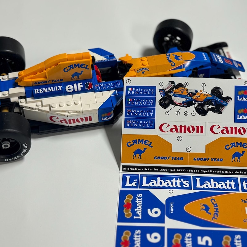 Williams Racing Stickers - Etsy
