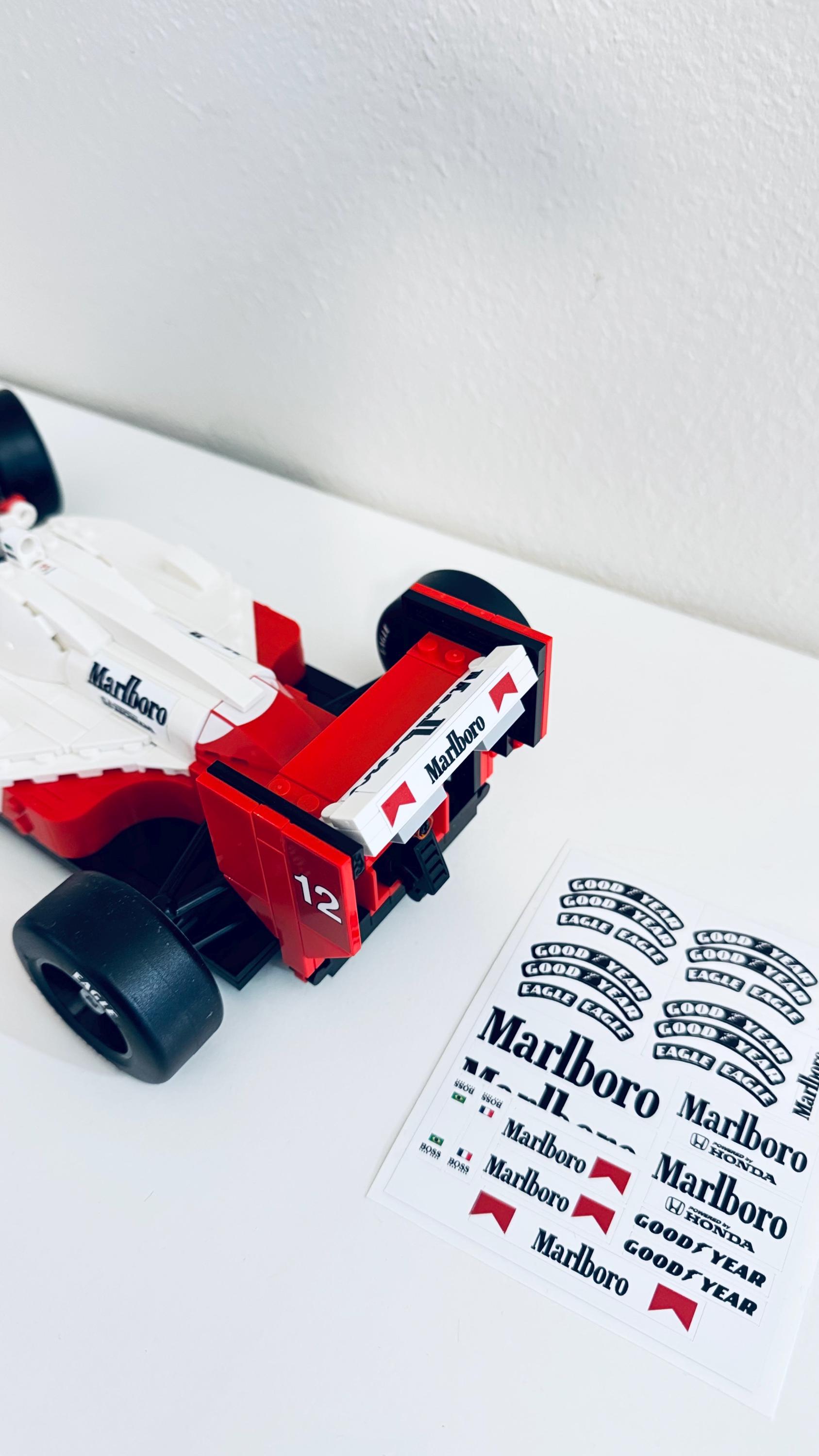 Alternative Mclaren MP4/4 Sticker Pack – High-quality Vinyl Decals for ...