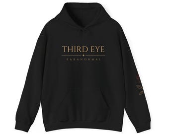 The Gothic Rose O.G Third Eye Hoodie | Spiritual Graphic Hooded Sweatshirt