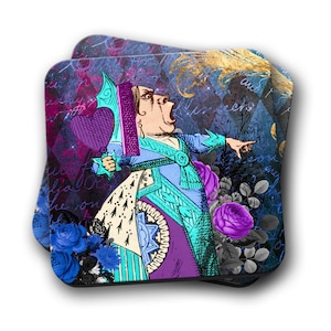 Alice in Wonderland Coaster - Queen of hearts