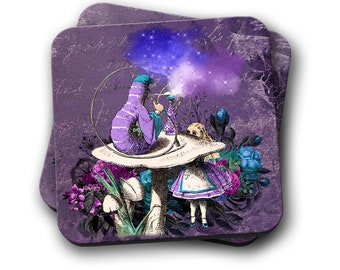 Alice in Wonderland Coaster - Absolem and Alice