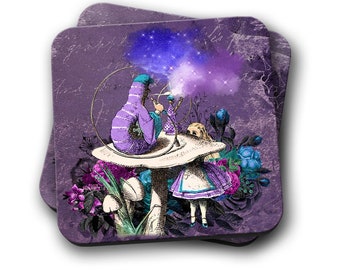Alice in Wonderland Coaster - Absolem and Alice