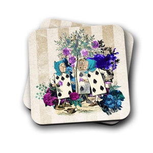 Alice in Wonderland Coaster - Painting Roses