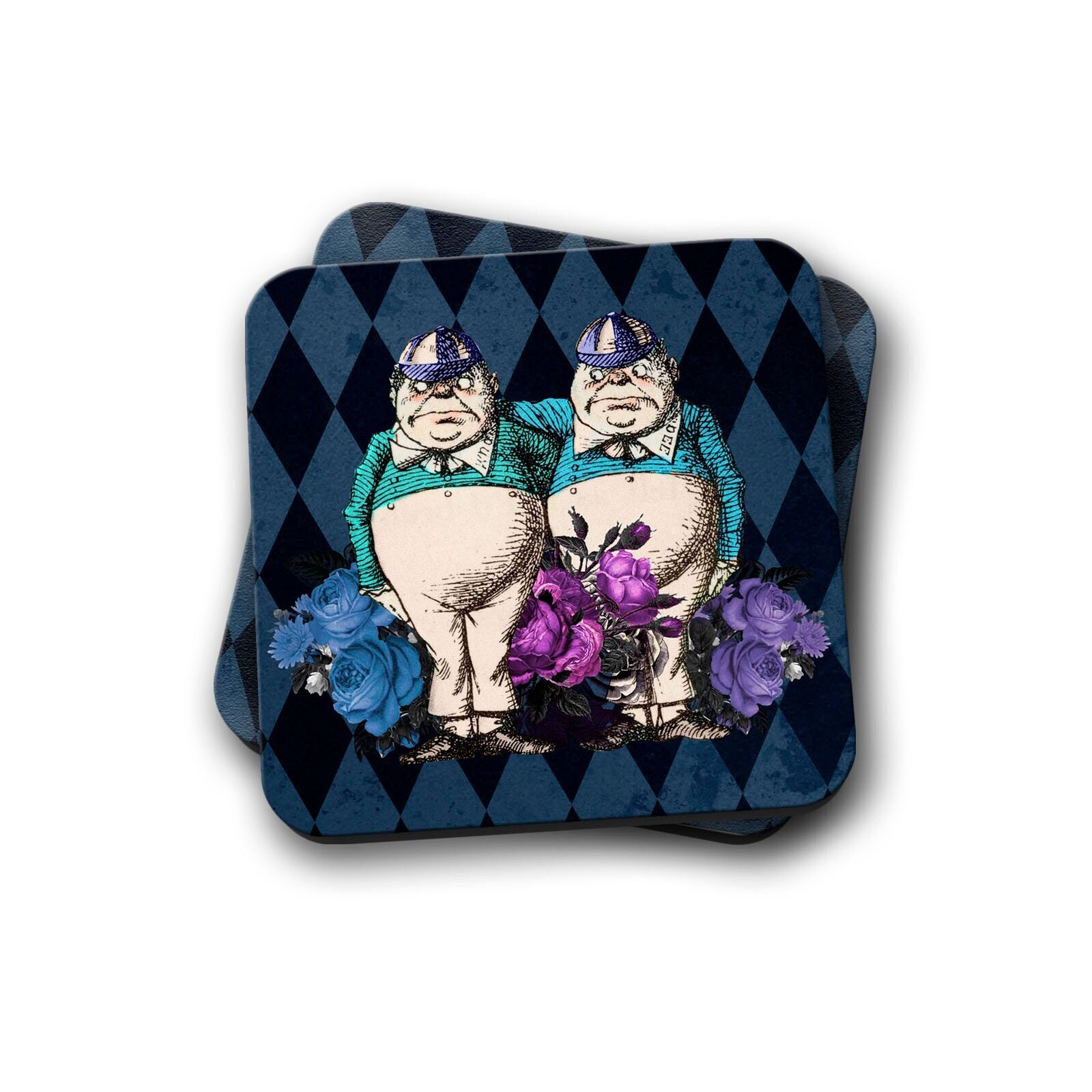Alice in Wonderland Coaster - Tweedle Dum and Tweedle Dee