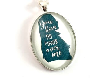 Sarah Silhouette, You have no power over me,  necklace