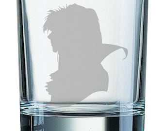 Jareth Goblin King  Etched glass Tumbler (300ml)