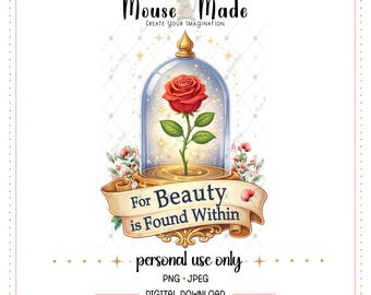 Beauty and the Beast Enchanted Rose Digital