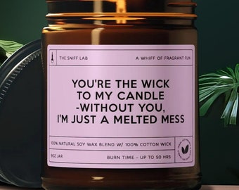 Wife best friend Gift, Funny Candle, Anniversary Candle, Gift for Her, Girlfriend Gift, Romantic Candle, Unique Candle, Soy Candle, love