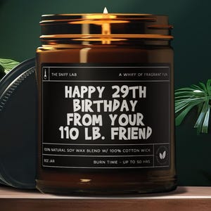 30th Friendship Gifts, Best Friend Gifts, Best friend birthday gifts, Funny Candles, Funny Birthday Card, Personalized Gifts Candle