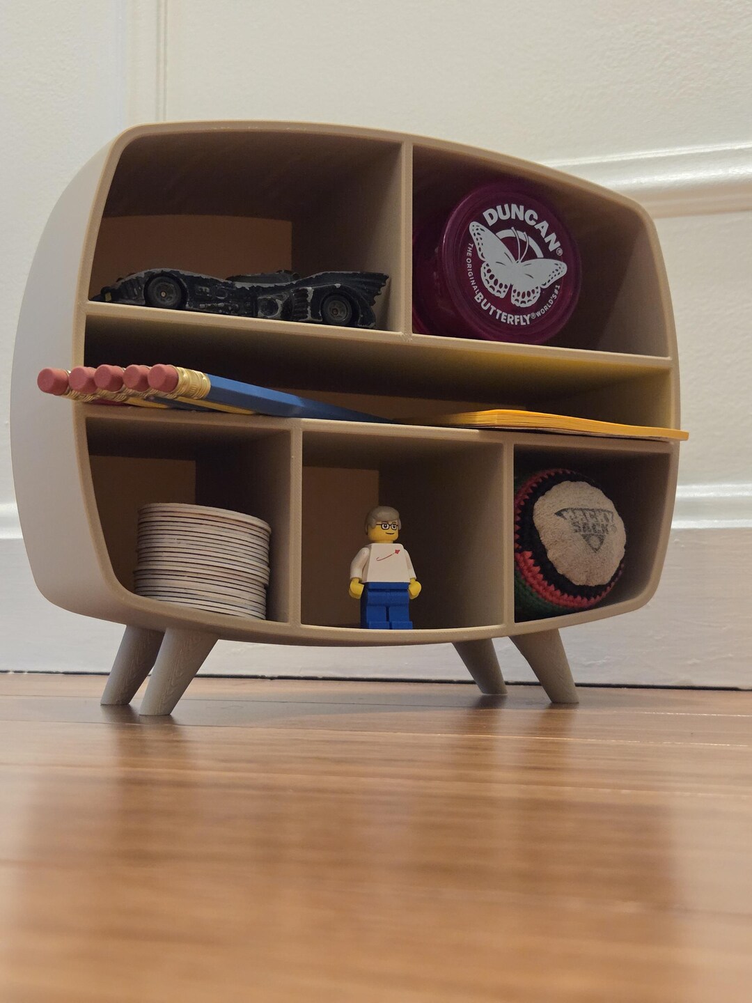 Mid Century Modern Desk Organizer | Drawer Storage | Retro Office Decor ...