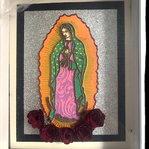 Virgen de Guadalupe - Shadow Box