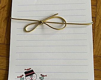 Notepad Snowman