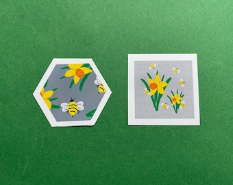 Daffy Daffodils Sticker Set