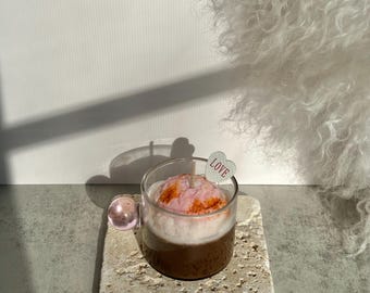 Strawberry Cake / Affogato Espresso Candles