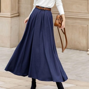 スカート ALANUI Midnight blue stretch wool blend skirt 49957795eg_999_f.jpg?impolicy=