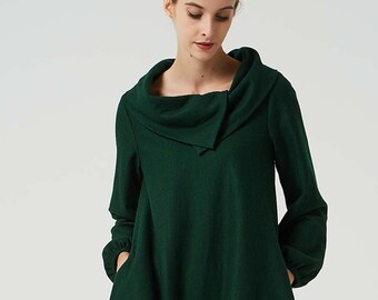 merino tunic dress