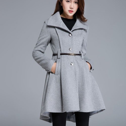 flared winter coat
