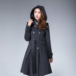 coat jacket, grey wool coat, winter coat, double breasted coat, classic coat 1871 coat jacket, grey wool coat, winter coat, double breasted coat, classic coat 1871