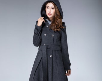 Hooded Double-Breasted Coat - Women - Ready-to-Wear