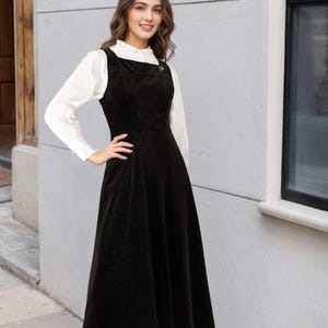 Black Pinafore Dress - Etsy - Page 2