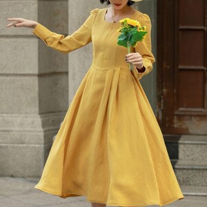 Yellow Aline Dress - Etsy Yellow Aline Dress - Etsy