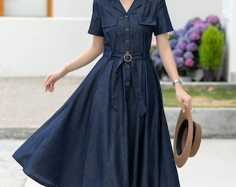 ワンピース HUECLOSET Indie denim long one piece This item is unavailable - Etsy