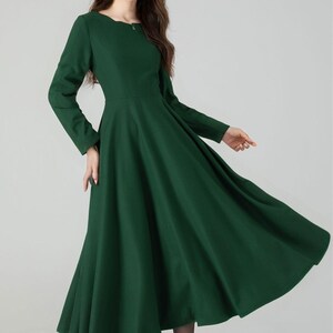 Vintage Womans Winter Wool Dress 4546 Vintage Womans Winter Wool Dress 4546