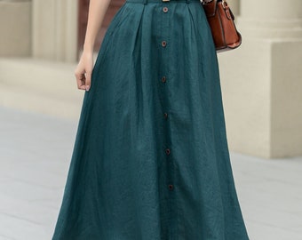 新品未使用タグ付き　pois button line skirt Sサイズ CLEMENTINE RECYCLED LEATHER SKIRT – AS by DF