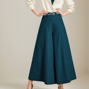 Winter pleated wide leg wool pant 2067 Winter pleated wide leg wool pant 2067