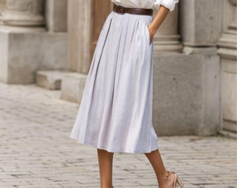 スカート philme pleats skirt gray Shop Pleated Skirts - Fame On Central – Fame on Central