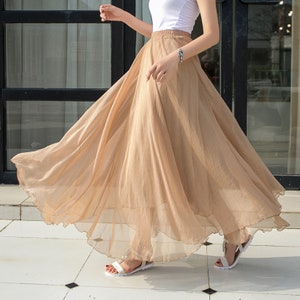 【BohemSeo】 BELTED JERSEY SKIRT Amazon.com: MJBGSHOW Womens Ruffle Maxi Skirts:High-Waist