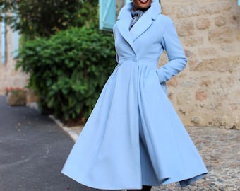 old design lightblue  spring coat