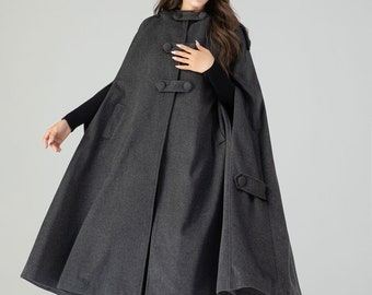 新品タグ付Laubeblanc 3way wool cape coat 3way Wool Cape coat – L'AUBE BLANC