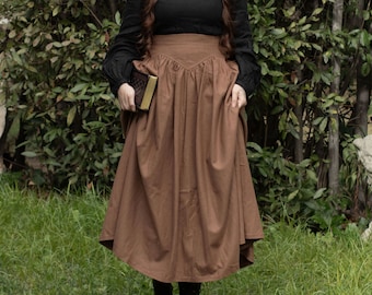 Wool skirt, Wool midi skirt, Swing wool skirt, Wool skirt for women, Winter wool skirt, High waisted skirt, Custom skirt, Xiaolizi 4732
