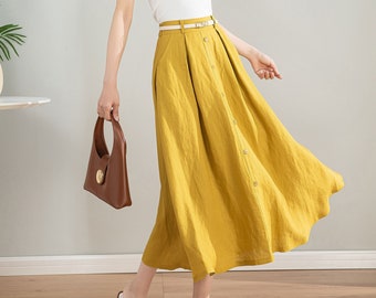 [nuuanu ] / ☆ Lysia Skirt / Yellow NUUANU Lysia Skirt - Yellow | International Store