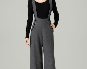 【ひょに様】Suspenders Highwaist Pants ひょに様】Suspenders Highwaist Pants Sassy Style Suspender