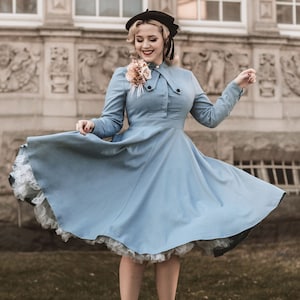 Vintage top wool dress
