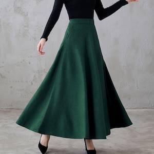 新品 JUUKIFF GATHERED SKIRT IN WOOL Future Present - UJOH | Random Hem Gathered Skirt