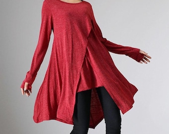 Top Da Donna In Cotone Italiano Taglie Forti Donna Lagenlook - Foto 12