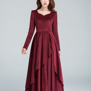 Vestidos de dama color vino top