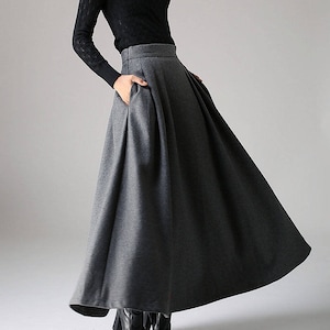 Wool Skirt, A Line Maxi Skirt, Winter Skirt Women, Long Wool Skirt, Pleated Skirt With Pocket, High Waisted Skirt, Autumn Winter Skirt 1091 - Etsy Wool Skirt, A Line Maxi Skirt, Winter Skirt Women, Long Wool Skirt, Pleated Skirt With Pocket, High Waisted Skirt, Autumn Winter Skirt 1091 - Etsy