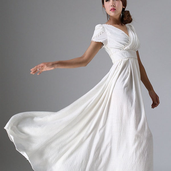 White Formal Dress - Etsy