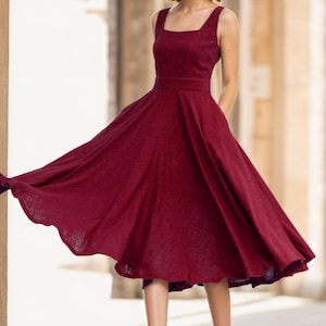 burgundy ruffle prom dress Ladivine CR886 One-Shoulder Fitted Scuba Gown with Ruffled Detailing Dusty Rose / 10 main image 0