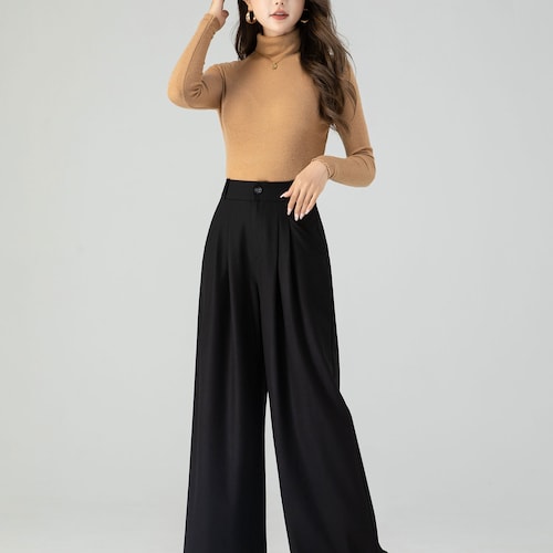 パンツ SEE SEE WOOL WIDE SLACKS BLACK L パンツ SEE SEE WOOL WIDE SLACKS BLACK L Wide Wool Pants