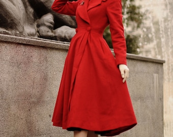 Mothercare red swing coat hot sale
