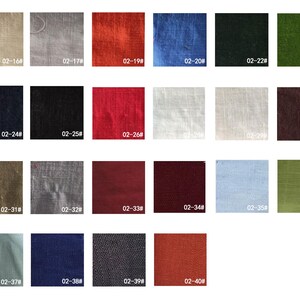 May include: Swatch card of 20 fabric samples, showing a variety of colors and textures. The samples are labeled with numbers from 02-16 to 02-40.