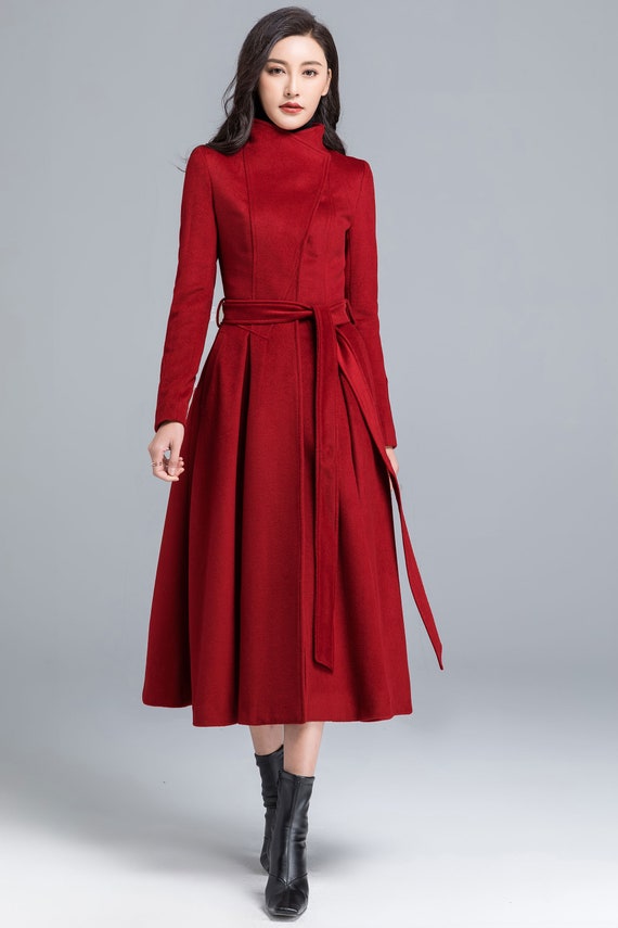 Wool coat, Asymmetrical wool coat 2482 Wool coat, Asymmetrical wool coat 2482